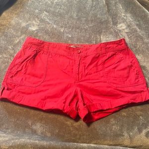 Eddie Bauer Red Shorts Size 14